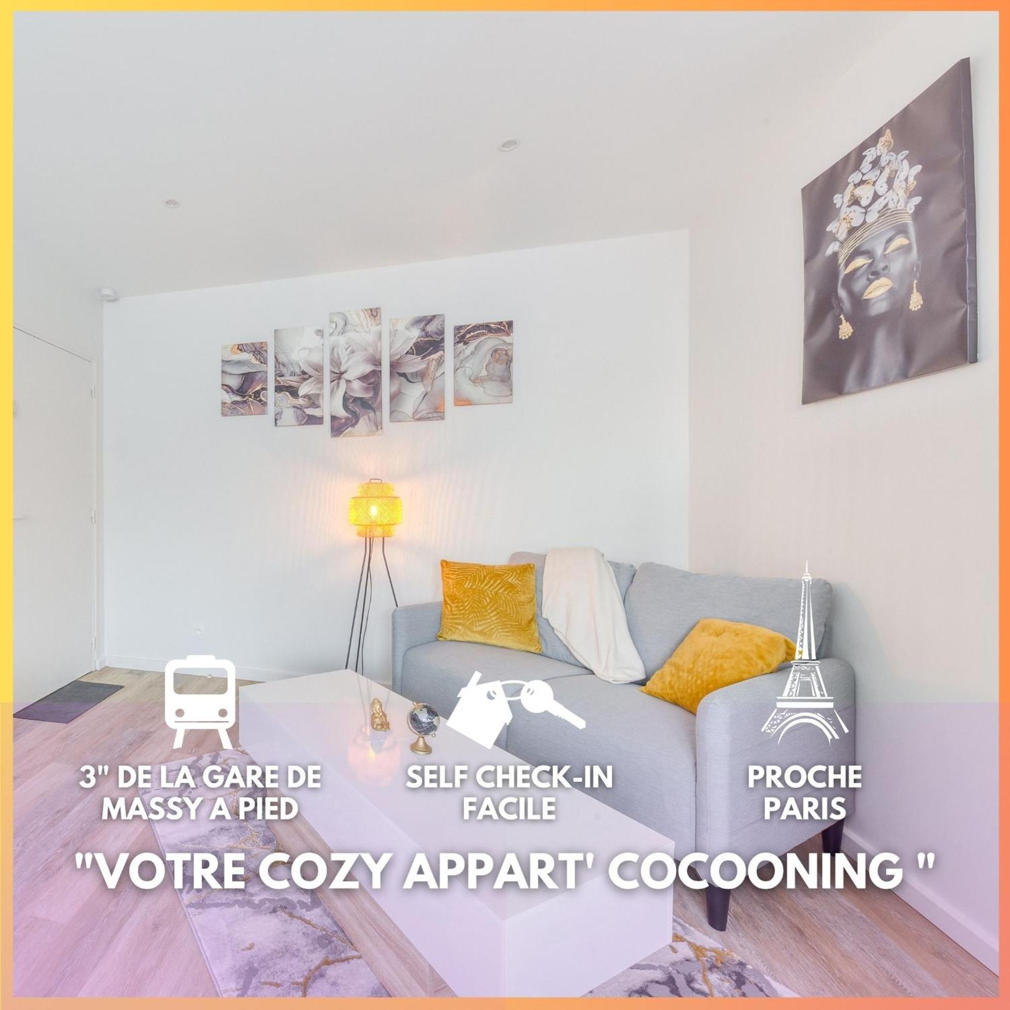 Cozy Appart 5 A 3' De La Gare - Cozy Houses Palaiseau Extérieur photo